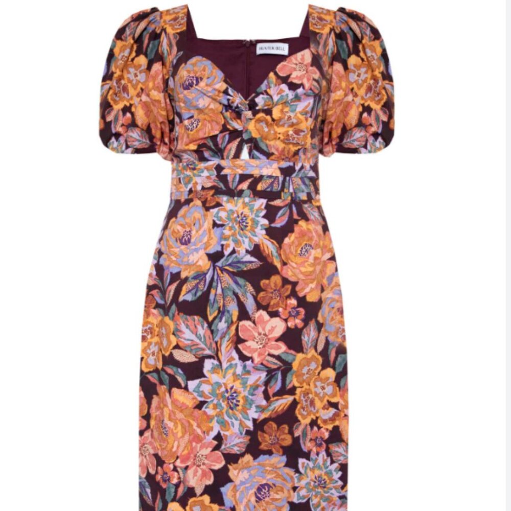 NWT Hunter Bell Fergie Dress in Painterly Floral  Size 0